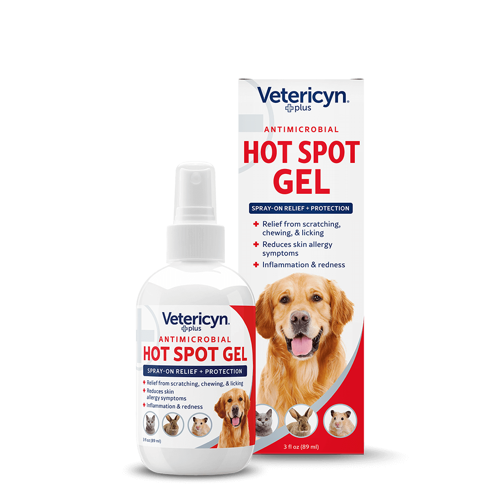 Vetericyn Plus Antimicrobial All Animal Hot Spot Gel Spray 3 oz