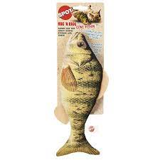 Spot Hug n' Kick Fish Cat Toy
