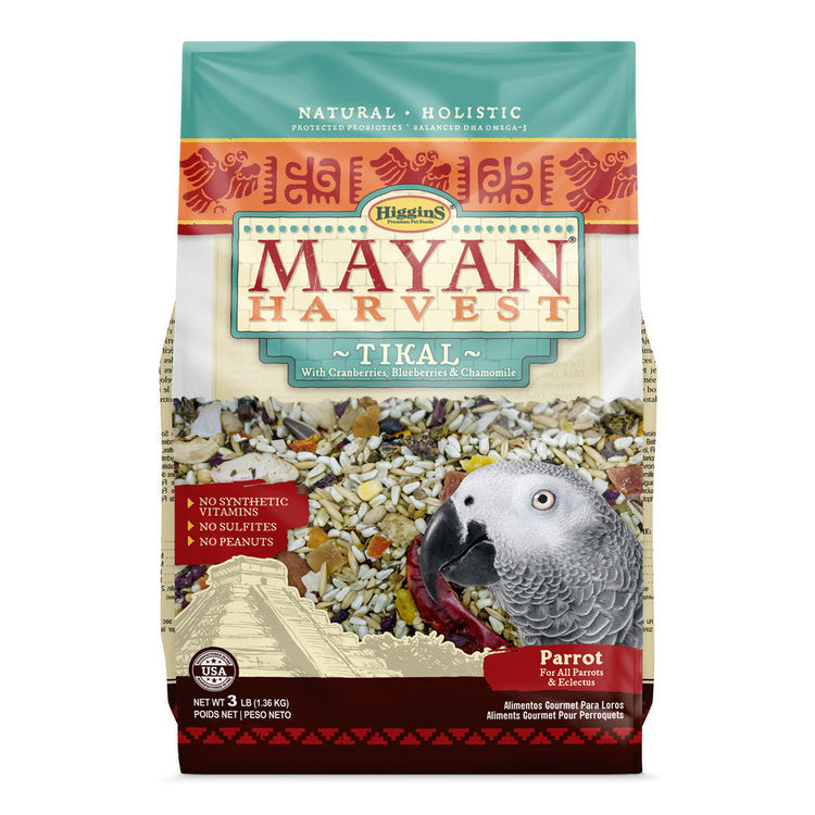 Higgins Mayan Harvest Tikal Diet for Parrots 3 lb