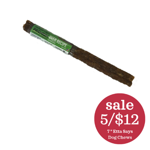 Etta Says! 7in Premium Deer Dog Chew