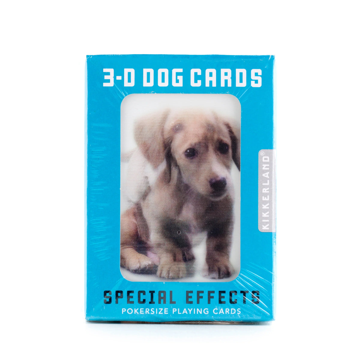 Kikkerland 3-D Dog Playing Cards
