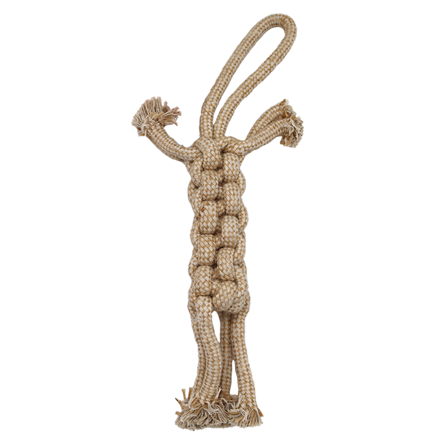Incredipet Cotton Jute Dancing Pull Tug Dog Toy