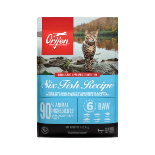 Orijen Six Fish Biologically Appropriate Grain-Free Dry Cat Food