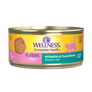 Wellness Complete Health Grain-Free Pate Whitefish & Tuna Canned Kitten Food