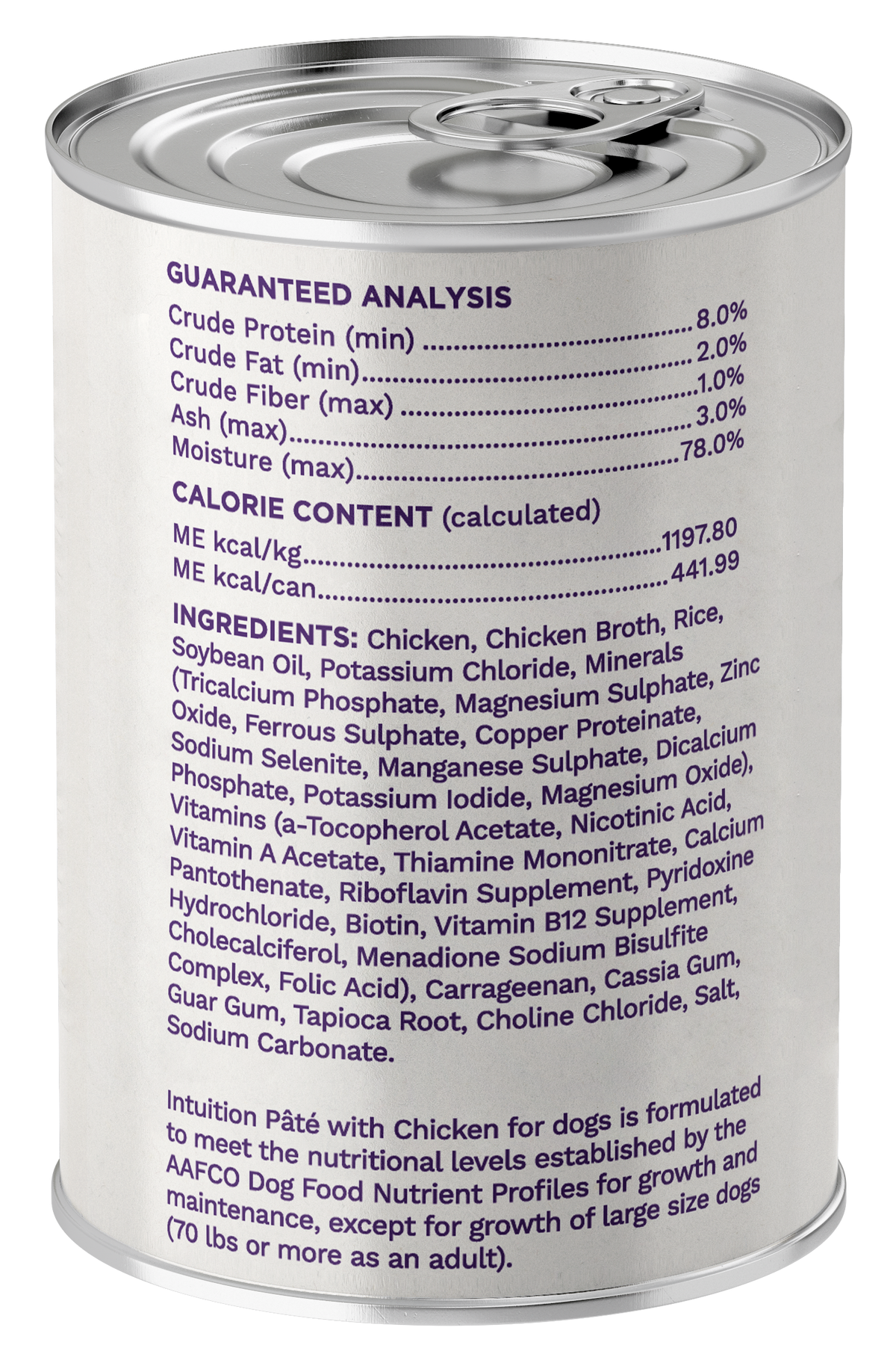 Intuition Pate with Chicken Canned Dog Food