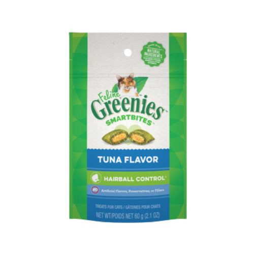 Greenies Smartbites Hairball Control Tuna Flavor Cat Treats 2.1 oz