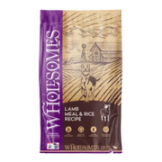 Wholesomes Lamb Meal & Rice Recipe Dry Dog Food 40 lb