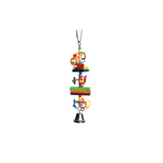 Incredipet Beads & Blocks Bird Toy, 7 in