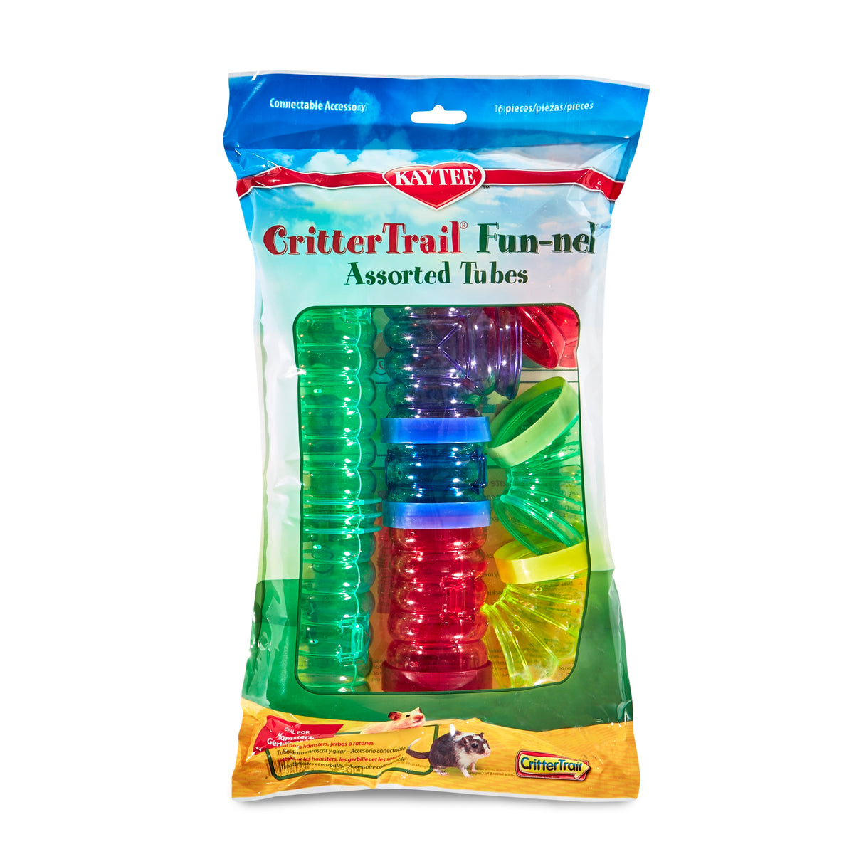 Kaytee Crittertrail Value Pack Fun-Nels Tubes 8 pk