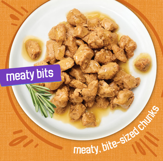 Friskies Meaty Bits Chicken Dinner In Gravy Canned Cat Food