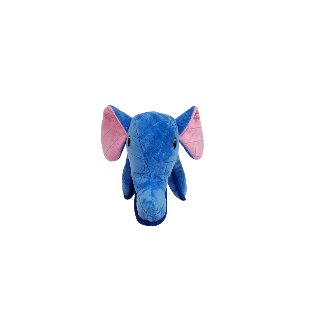 Pet Obsession Ruff N Roll Durable Plush Dog Toy- Elephant 12 in