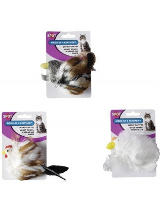 Spot Ethical Birds Of A Feather Cat Toy, Assorted