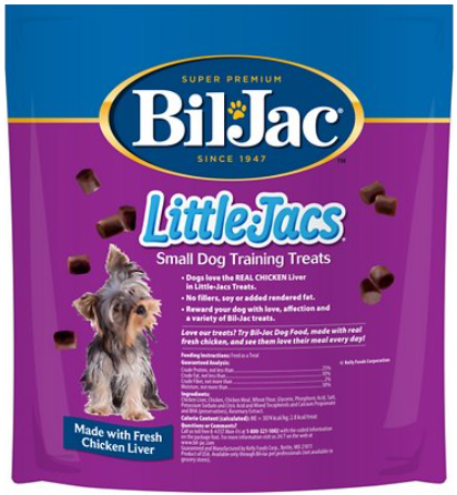 Bil Jac Little Jacs Small Dog Fresh Chicken Liver Treats 16 oz