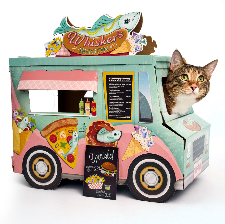 Royal Pet HAPPYCAT Whisker's Wagon Cat Scratcher