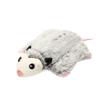 Hugsmart Flattie Animals Opossum Dog Toy 15 in