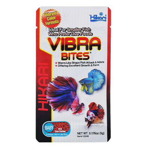 Hikari Vibra Bites Baby Fish Food Sticks .18 oz