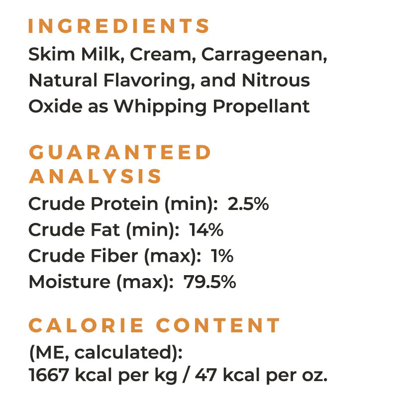 Pupcup Peanut Butter Flavor Frozen Whipped Cream Treat for Dogs 13 oz