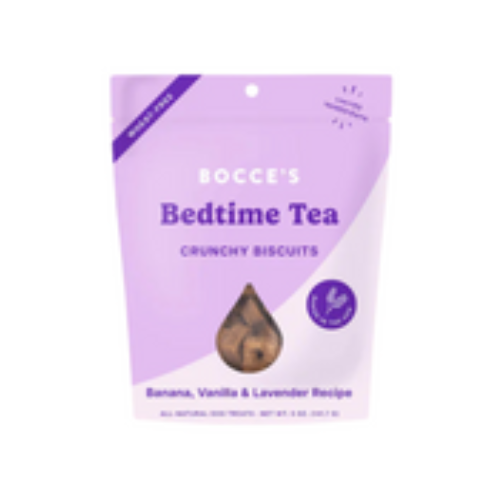 Bocce Bedtime Tea Crunchy Calming Dog Treats 5 oz