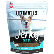 Ultimates Grain-Free Jerky Bites with Whitefish Protein Soft Dog Treats 7 oz