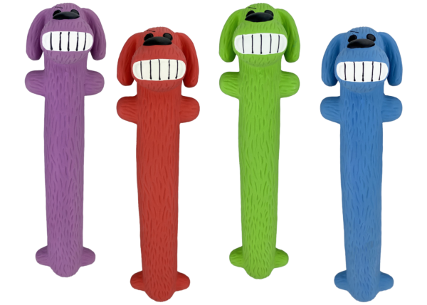 Multipet Loofa Latex Dog Toy, Assorted 12 in