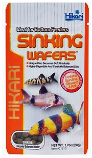 Hikari Sinking Wafers Bottom Feeders Fish Food 1.76 oz