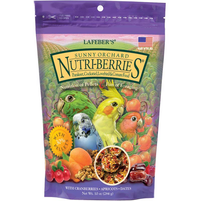 Lafeber's Sunny Orchard Nutri-Berries for Cockatiels 10 oz