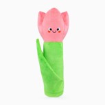 Hugsmart Spring Plush Tulip Dog Toy 12 in