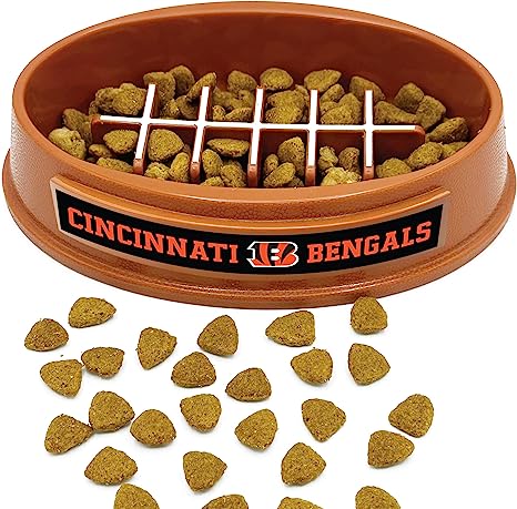 Pets First Cincinnati Bengals Slow Feeder Dog Bowl