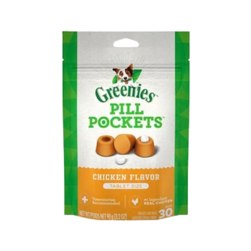 Greenies Pill Pockets for Tablets & Capsules, Chicken Flavor for Cats 1.6 oz