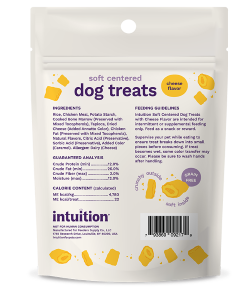 Intuition Soft Center Cheese Flavor Dog Treat 6 oz