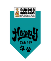 Fun Dog Bandanas Happy Camper Pet Bandana
