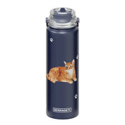E & S Imports Serengeti Orange Tabby Water Bottle