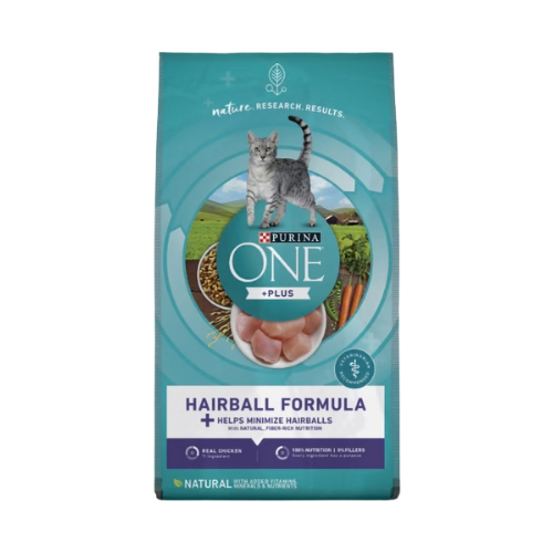 Purina One Hairball Formula Dry Cat Food 7 lb