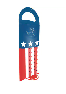 Fresh Brands Perch N' Peck USA Flag Wild Bird Sunflower Feeder
