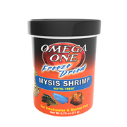 Omega One Freeze-Dried Mysis Shrimp Fish Food for Freshwater & Marine Fish .75 oz