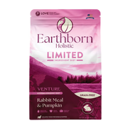 Earthborn Holistic Venture Limited Ingredient Rabbit Meal & Pumpkin Grain-Free Dry Dog Food