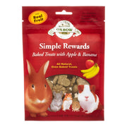 Oxbow Animal Health Simple Rewards Oven Baked Apple & Banana Treats 3 oz