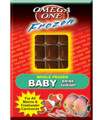 Omega One Frozen Baby Brine Shrimp Cube Pack 3.5 oz
