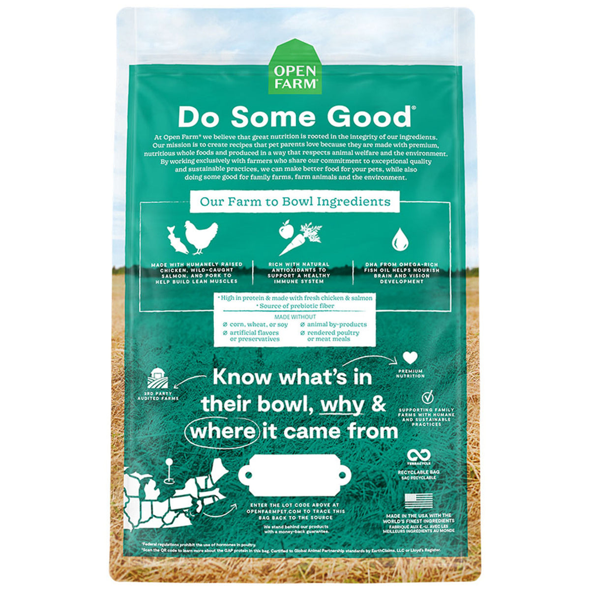 Open Farm Puppy Grain-Free Chicken & Salmon Recipe Dry Dog Food