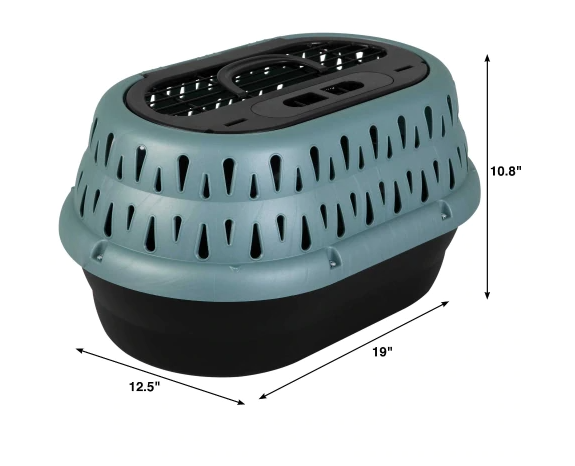 Petmate 2-Door Top Load Kennel for Dogs & Cats up to 10 lbs 19 in