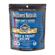 Northwest Naturals Freeze-Dried Beef & Trout Recipe Raw Diet for Dogs 12 oz