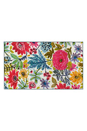 Crystal Art Gallery My Magic Carpet Washable Area Rug- Floral Bloom Multi 3 x 5 ft