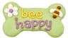 Bosco & Roxy Spring Bee Happy Dog Cookie Treat 6 in