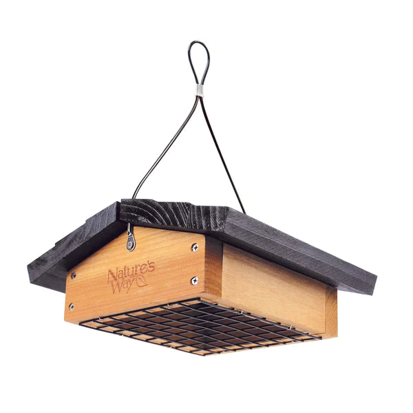 Nature's Way Upside-Down Cedar Suet Cake Wild Bird Feeder
