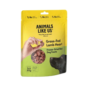 Animals Like Us Freeze-Dried Grass-Fed Lamb Heart Dog Treats 3 oz