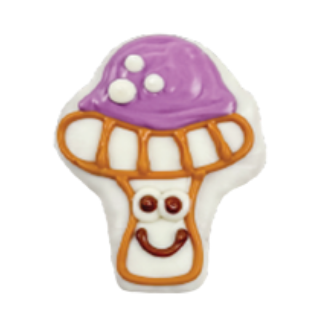 Bosco & Roxy Smiling Fungi-Guy Dog Treat Cookie