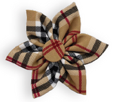 Huxley & Kent HIgh Street Plaid Pet Pinwheel Collar Accessory S