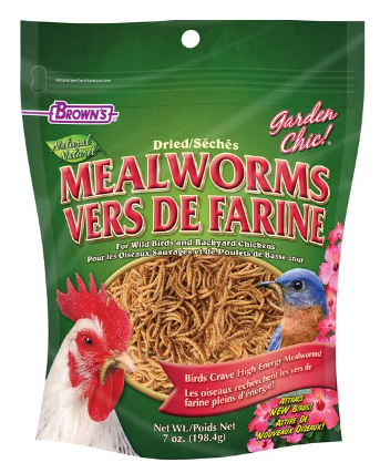 Fm Browns Dried Mealworms Wild Bird & Poultry Treats