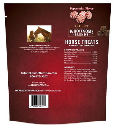 Kalmbach Feeds Wholesome Blends Peppermint Flavor Horse Treats 1.5 lb