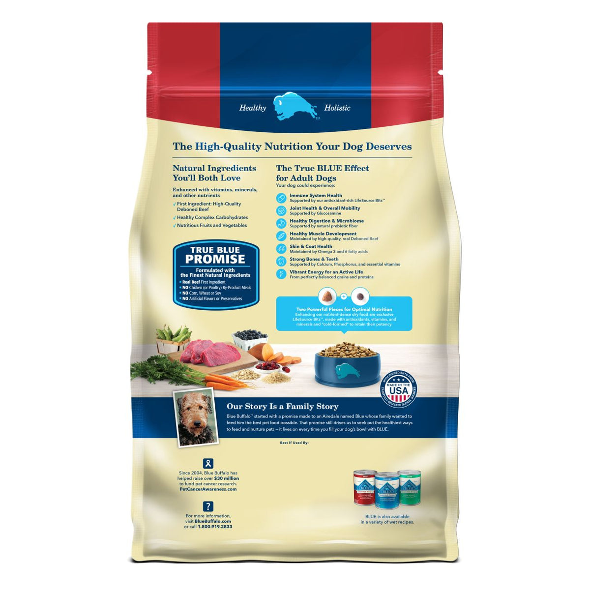 Blue Buffalo Life Protection Formula Adult Beef & Brown Rice Recipe Dry Dog Food